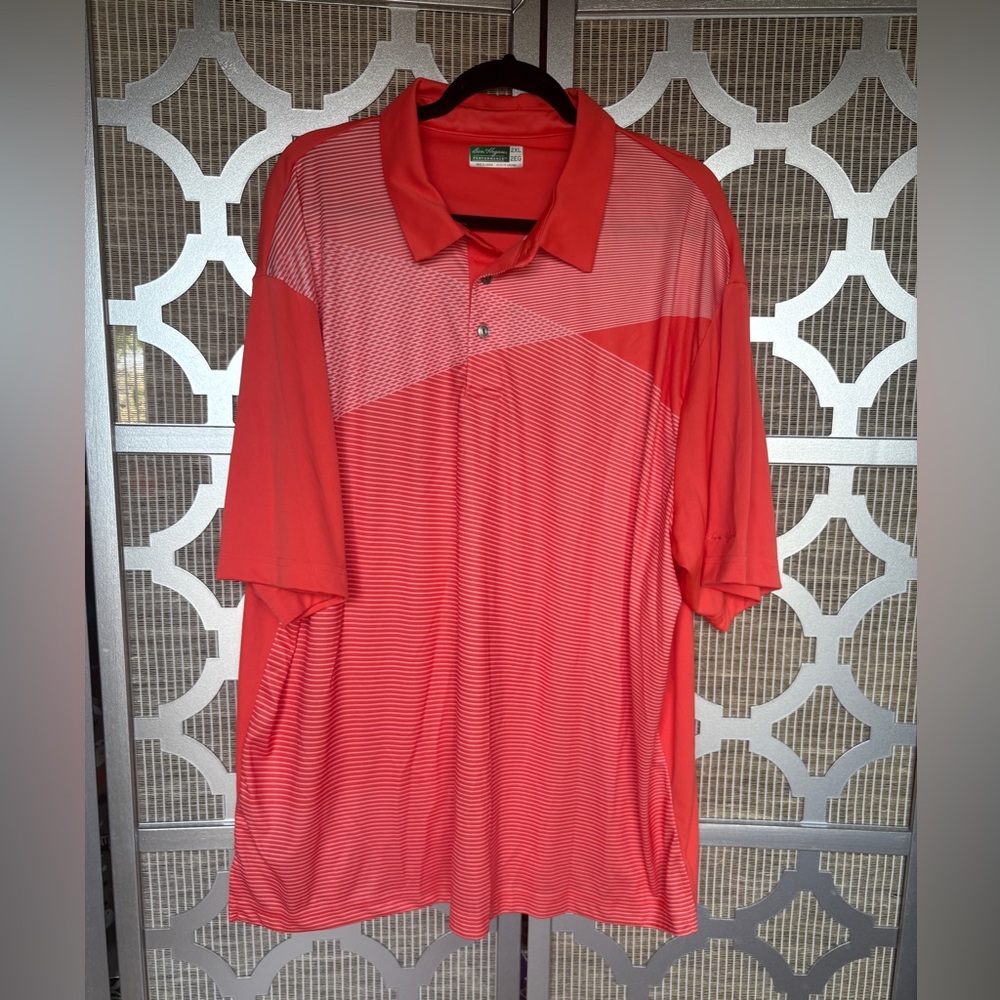 Hogan Men's Red and White Polo Shirt